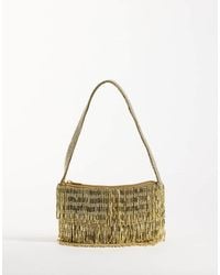 ASOS - Fringe Embellished Shoulder Bag - Lyst