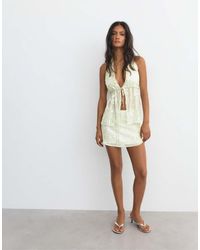 Pull&Bear - Minirok Met Lovertjes - Lyst