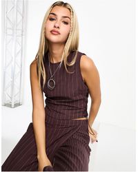 Collusion - Festival Stripe Top Co-ord With Bungee Details - Lyst