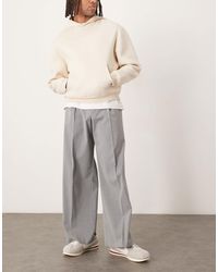 ASOS - Smart Loose Fit Trousers With Front Pleat - Lyst