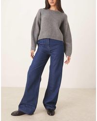 ASOS - Low Rise Clean Waistband Jeans - Lyst