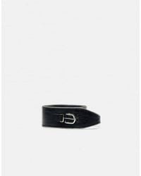 Stradivarius - Wide Zip-Edge Belt - Lyst