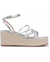 SEQWL - Open Toe Wedge Sandals Summer Casual Slingback Fastening - Lyst