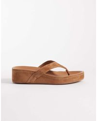 Tony Bianco - Blaire Real Suede Flip Flops - Lyst
