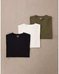 ASOS - – 3er-pack basic-t-shirts - Lyst