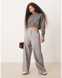 ASOS - Asos Design Petite Tailored Relaxed Straight Leg Pants - Lyst