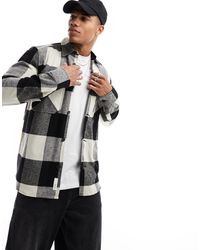 Only & Sons - Buffalo Check Overshirt - Lyst
