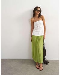 TOPSHOP - Mesh Balloon Maxi Skirt - Lyst