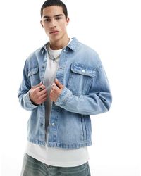 Jack & Jones - Recht Denim Jack - Lyst
