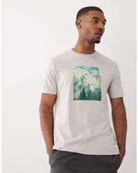 BOSS - Cover Chest Print T-shirt - Lyst