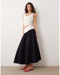 Polo Ralph Lauren - Woven A-line Maxi Skirt - Lyst
