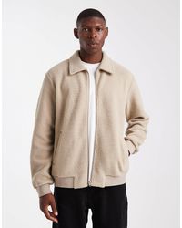 Jack & Jones - Fleece Jacket With Zip - Lyst