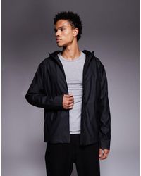 ASOS - Rubberised Jacket With Borg Lining - Lyst