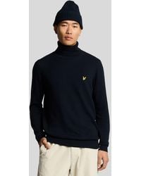 Lyle & Scott - Cotton Merino Turtleneck Jumper - Lyst