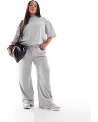 ASOS - Asos Design Curve Straight Leg jogger With Raw Hem - Lyst