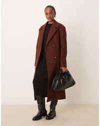 Miss Selfridge - Belted Wrap Formal Coat - Lyst