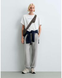 Oysho - Cotton-blend Knit joggers - Lyst