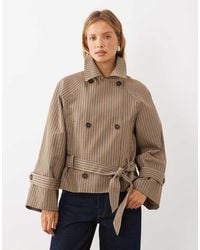 Mango - Tie Waist Trench Coat - Lyst