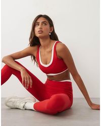 Abercrombie & Fitch - Ypb Studioflex Double Layer Sports Bra Co-ord - Lyst