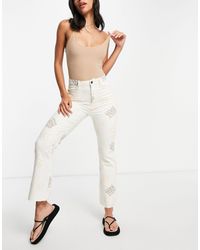 Stradivarius Denim Straight Leg 90s 