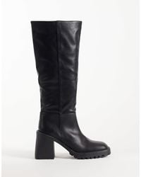 Raid - Carnie Block Heel Knee Boots - Lyst