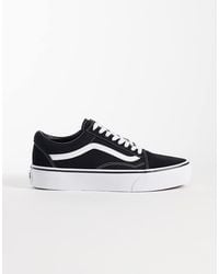 Vans - Old Skool Platform Trainers - Lyst