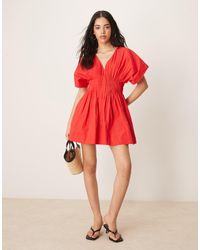 ASOS - – kurzärmliges minikleid - Lyst