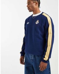 adidas Originals - Real Madrid Originals Crew Sweat - Lyst