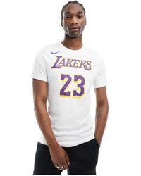 Nike Basketball - – nba la lakers dri-fit lebron james – trägertop aus jersey - Lyst