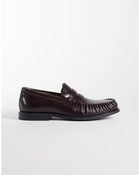 Calvin Klein - – leder-loafer - Lyst
