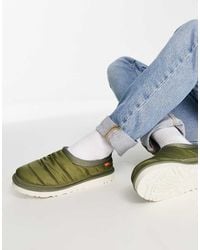 UGG - Mules Color Caqui Acolchadas Tasman Lta De - Lyst
