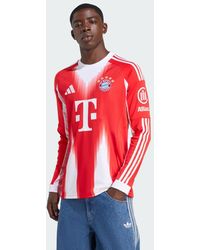 adidas Originals - Fc Bayern 25/26 Long Sleeve Home Jersey - Lyst