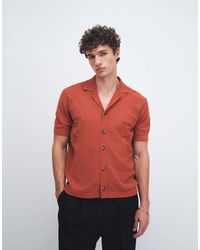 Only & Sons - – kurzärmliges strickhemd - Lyst