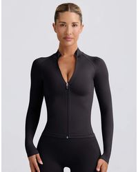 BO+TEE - Define Luxe Zip Up Jacket Co-Ord - Lyst