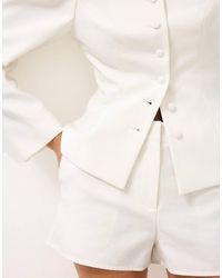 NA-KD - X Audrey Afonso Button Detail Blazer Jacket - Lyst