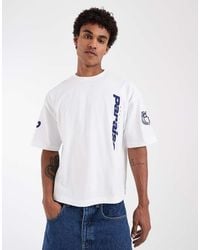 ASOS - Boxy Oversized Drop Shoulder T-shirt With Text Graphic - Lyst