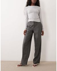 Jdy - Tailored High-waist Straight Leg Pants - Lyst
