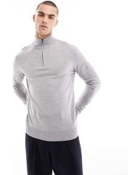 French Connection - French Connection Half Zip Jumper - Lyst