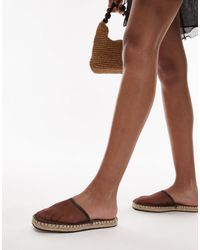 TOPSHOP - Harry Espadrille Mule - Lyst