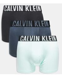 Calvin Klein - Intense Power 3 Pack Cotton Boxer Briefs - Lyst