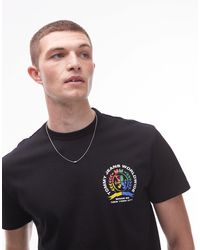 Tommy Hilfiger - Colourful Crest Logo T-shirt With Backprint Graphic - Lyst