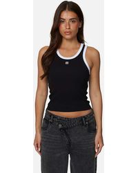 Good For Nothing - Geribbeld Hemdje Met Contrasterend Monogram - Lyst