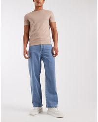 Pompeii UK - Pompeii Pinstripe Loose Denim Jeans - Lyst