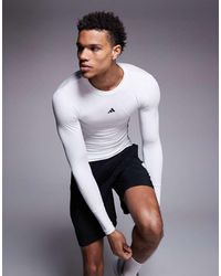 adidas Originals - Adidas Training Tech Fit Long Sleeve Top - Lyst