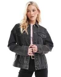ASOS - Oversized Denim Jack - Lyst