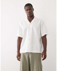 SELECTED - 100% Cotton Short Sleeve Shirt - Lyst