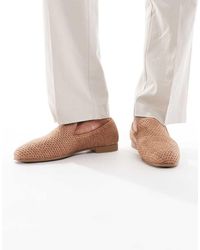 ASOS - Woven Loafers - Lyst
