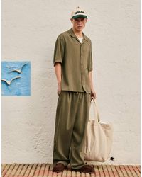 Bershka - Super baggy Rustic Trousers - Lyst