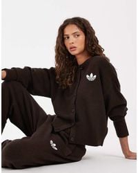 adidas Originals - Knit Cardigan - Lyst