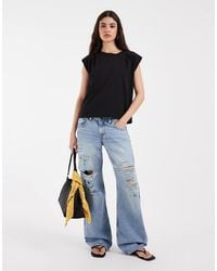 Levi's - Pleated Muscle Tank Top - Lyst